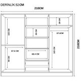 Hanah home ormar mat bela boja rb 168 01 007 | ePonuda.com