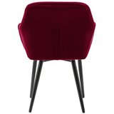 Livetastic Naslanjač Samt, Rdeča | Shoptok.si