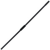 vidaXL Ročaj za vile Ø3,5x127,5 cm črno jeklo u