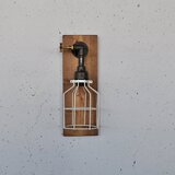 Hanah home zidna lampa E27 Max 200W, Smeđe-Crna