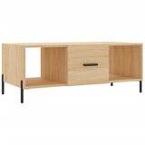 Maison Chic Klubska mizica - kavna mizica - Nizka mizica sonoma hrast 102x50x40 cm inženirski les, (21752804) Cene