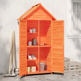 The Living Store Vrtna lopa za orodje rjava 89x52,5x175 cm trdna borovina - Vrtna Lopa Za Orodje, (21419090) Cene