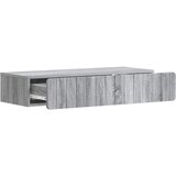 Stolna montirana na zid Siva sonoma 87,5 x 34,5 x 17 cm | shoptok.hr