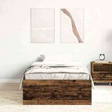 vidaXL Okvir kreveta bez madraca staro drvo 90x190 cm | shoptok.hr
