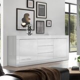 LC Mobili Moderna bijela komoda s vratima i ladicama BASIC 209015-07 Cijene