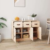  Komoda 100 x 40 x 75 cm od masivne borovine | shoptok.hr