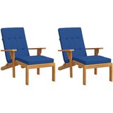  Jastuci za ležaljke 2 kom kraljevsko plavi od tkanine Oxford | shoptok.hr