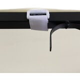 Nadstrešnica krem 2 x 2,3 m 180 g/m² od tkanine i čelika | shoptok.hr