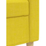 3-dijelni set sofa s ukrasnim jastucima svjetložuti od tkanine | Eponuda.ba