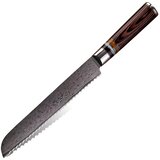 IZMAEL Damaskasti kuhinjski nož KA-20053 - Bread / Smeđa | shoptok.hr