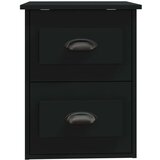 vidaXL Zidni noćni ormarići 2 kom Crna 41 5x36x53 cm | shoptok.hr