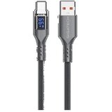  USB na C kabel Gigatech XB805 1m s LED display-om sivi | Eponuda.ba