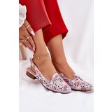 Boto Cutout Ballet Flats With Open Heel Multicolor Navinnia | shoptok.hr