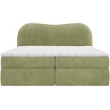 Chameo POSTELJA Z VZMETNICO 160 cm x 200 cm , tekstil zelena | Shoptok.si