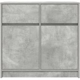  Komoda s ladicama beton siva 80x34x76 cm konstruirano drvo | Eponuda.com