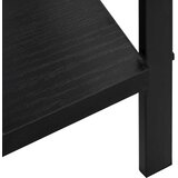 Police za knjige s 3 razine crne 60 x 27,6 x 90,5 cm drvene | shoptok.hr