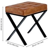 Eglo 424752 - Taburet YAMATSURI 47x51 cm, braon | Eponuda.com