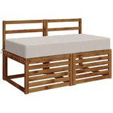  Jastuk za sjedalo SOEST 100% poliester Bijela 120 x 80 x 15 cm - Bijela 120 x 80 x 15 cm Melange | shoptok.hr