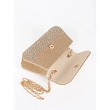 Shelvt Golden small sequin handbag with a golden handle | Shoptok.si