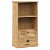 Maison Chic Knjižna omara - Knjižni regal VIGO 60x35x114,5 cm trdna borovina, (21723280) | Shoptok.si