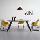 Bessagi Home jedilna miza litta, temno siva, kovina | Shoptok.si