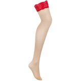 Obsessive Mellania Stockings Red S/M Cene