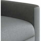 Naslonjač od tkanine svjetlosivi | shoptok.hr
