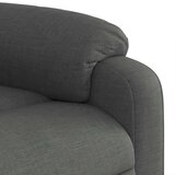 vidaXL Masažni naslonjač od tkanine tamnosivi | shoptok.hr