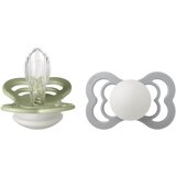 Bibs ortodontska duda supreme silicone night sage & cloud | shoptok.hr