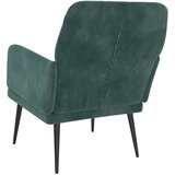  Fotelja tamnozelena 62 x 79 x 79 cm baršunasta | shoptok.hr