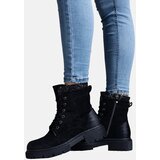 Gemre Black ankle boots with shiny inserts Prairie | Shoptok.si