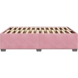  Okvir za krevet ružičasti 140 x 190 cm baršunasti | shoptok.hr
