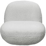 MID.YOU FOTELJ, srebrne barve tekstil | Shoptok.si