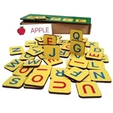 Wood Magic Komplet abecednih karata za decu Puzzle engleski