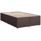  Boxspring krevet s madracem Tamno smeđa 120 x 200 cm Tkanina - Tamno smeđa 120 x 200 cm Dizajn linija | shoptok.hr