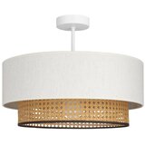  plafonski luster natia 1xE27/60W/230V ø 45 cm bela/smeđa | Eponuda.com