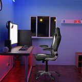 MID.YOU Gaming Stol Game Sport, Črna, Bela, Siva | Shoptok.si