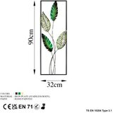 WALLXPERT Zidna dekoracija Timeyi 3, 32x90 cm, Šarena | Eponuda.ba