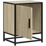 vidaXL Nočna omarica 2 kosa sonoma hrast 40x31x50 cm inž. les/kovina | Shoptok.si