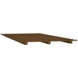  Posteljni okvir medeno rjav 90x200 cm trdna borovina, (20737829) | Shoptok.si