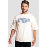 GymBeam Muška majica Athletic Society Boxy Cream | Eponuda.ba