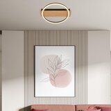 BRILONER 3908-014 - LED plafonsko svetlo KADA LED/14W/230V, prečnik 30 cm, crna/smeđa Slike