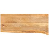 Stolna ploča sa živim rubom 80x30x2,5 cm od masivnog drva manga | shoptok.hr
