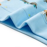  Dječja topla majica svjetloplava prošarana 104 | shoptok.hr