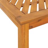  Vrtni set za objed 5 pcs Smeđa Čvrsto drvo akacije | shoptok.hr