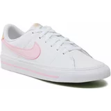 Nike Čevlji Court Legacy (GS) DA5380 115 White/Pink Foam/Sesame