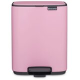 Brabantia Rožnat jeklen koš za smeti s pedalom 7 l Bo – | Shoptok.si