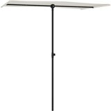  Vrtni suncobran s aluminijskim stupom 180x110 cm pijesak bijeli | Eponuda.ba