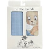 Tri Drugara Muslin Tetra Pelene Zeka Na Motoru Plavi 80X80Cm | ePonuda.com