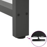  Noge za barski stol antracit boje 2 kom 40 x (90-91) cm čelik | shoptok.hr